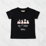 Personalised Baby "My 1st Easter" T-shirt - Easter Train Design