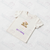 Personalised Our First Mother's Day 2026 Organic Cotton Baby Tee