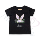 Personalised Kids Easter Bunny Ear T-shirt