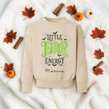 Little Terror Energy Sweatshirt | Halloween Toddler Matching Top | Kids Halloween Sweatshirt | Available In A Range Of Colours