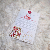Personalised Elf Arrival Letter for December 1st - Climbing Elf