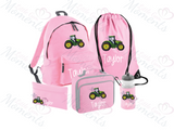 Personalised Mega Back To School Essentials Bundle - Embroidery Style Tractor