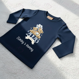 Personalised Our 1st Mother's Day Long Sleeved Top - Baby and Toddler - Teddy Bear Design