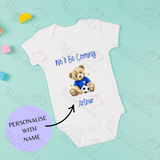 Personalised "We'll Be Coming" Scotland World Cup Baby Bodysuit