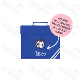 Personalised Football Splash Book Bag