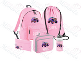 Personalised Mega Back To School Essentials Bundle - Neon Monster Truck