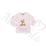 Personalised Happy Mother's Day Long Sleeved Top - Baby and Toddler - Teddy Bear Design