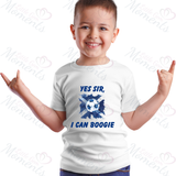 Personalised "Yes Sir, I Can Boogie" Scotland Football T-shirt for World Cup - All Sizes - Flag Design