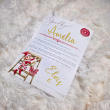 Personalised Elf Goodbye Letter - Christmas Eve - Climbing Elf
