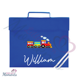 Personalised Train Book Bag - Design 2