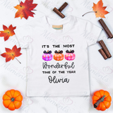 Most Wonderful Time Of The Year Kids T-shirt | Halloween Toddler Top | Larkwood