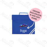 Personalised Neon Car Book Bag