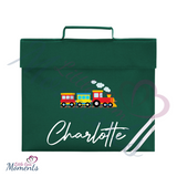 Personalised Train Book Bag - Design 2