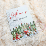 Personalised Christmas Story Book. Christmas Eve Box Fillers. Kids Custom Santa Story Booklet.