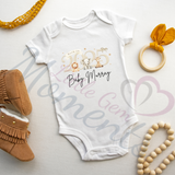 Personalised Born In 2025 Baby Bodysuit. Custom Baby Vest.