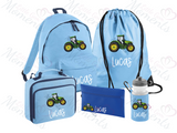 Personalised Mega Back To School Essentials Bundle - Embroidery Style Tractor