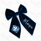 Personalised Scotland World Cup Football Hair Bow