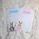 Personalised Kids Easter Bunny Letter for Easter Egg Hunt - Egg-stra Special Delivery