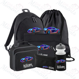 Personalised Mega Back To School Essentials Bundle - Neon Sports Car
