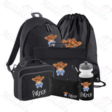 Personalised Mega Back To School Essentials Bundle - Highland Cow