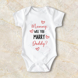 "Mummy Will You Marry Daddy?" Surprise Proposal Vest/Bodysuit