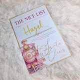 Personalised Express Train Nice List Certificate from Santa Claus. Custom Christmas Eve Box Filler - Pink or Navy