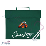 Personalised Tractor Book Bag - Design 2