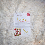 Personalised Elf Goodbye Letter - Christmas Eve - Climbing Elf