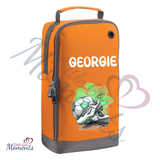 Personalised Boot Bag with Football Splash Design