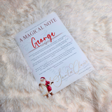 Personalised "A Magical Note" Christmas Letter from Santa. Custom Xmas Santa Letter.