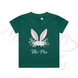 Personalised Kids Easter Bunny Ear T-shirt