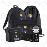 Personalised Mega Back To School Essentials Bundle - Custom School Girl Dolly