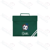 Personalised Football Splash Book Bag