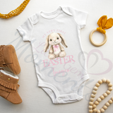 Personalised My Very First Easter Baby Bodysuit. Custom Cute Baby Easter Vest - Pink or Blue