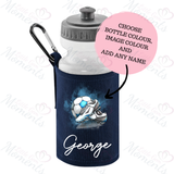 Personalised Football School Water Bottle