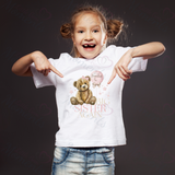 Personalised Promoted To Big Sister/Big Brother T-shirt - Pink or Blue