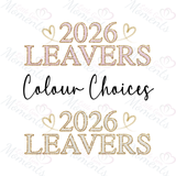 Personalised Class of 2026 Leavers Graduation T-shirt - 2026 Leavers Design