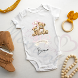 Personalised Our First Mother's Day Baby Bodysuit. Custom Baby Vest.