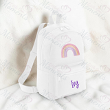 Personalised Kids Rainbow Mini Backpack