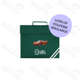 Personalised Sports Car Book Bag