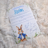 Personalised Kids Easter Bunny Letter for Easter Egg Hunt - Egg-stra Special Delivery