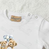Personalised Our 1st Mother's Day Long Sleeved Top - Baby and Toddler - Teddy Bear Design