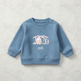 Personalised "My First Easter 2026" Bunny Sweatshirt. Baby/Toddler Jumper - Easter 2026 Design