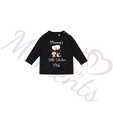 Personalised Mummy's Little Valentine Long Sleeved Top - Baby and Toddler