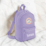 Personalised Kids Rainbow Elephant Mini Backpack