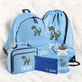 Personalised Mega Back To School Essentials Bundle - Green Dinosaur