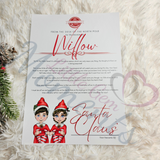 Personalised Elf Arrival Letter for December 1st - Boy & Girl Elf
