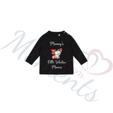 Personalised Mummy's Little Valentine Long Sleeved Top - Baby and Toddler - Elephant Design