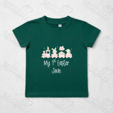 Personalised Baby "My 1st Easter" T-shirt - Easter Train Design