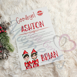 Personalised Elf Goodbye Letter - Christmas Eve - Boy & Girl Elf